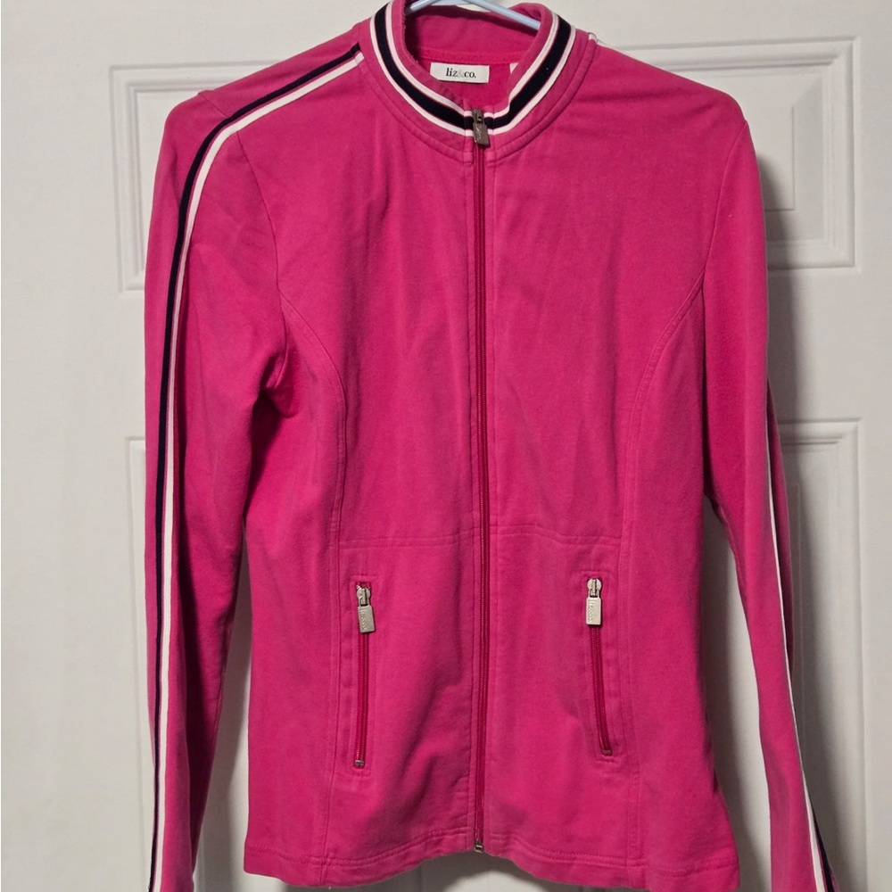 Liz & co Fuchsia lightweight jacket